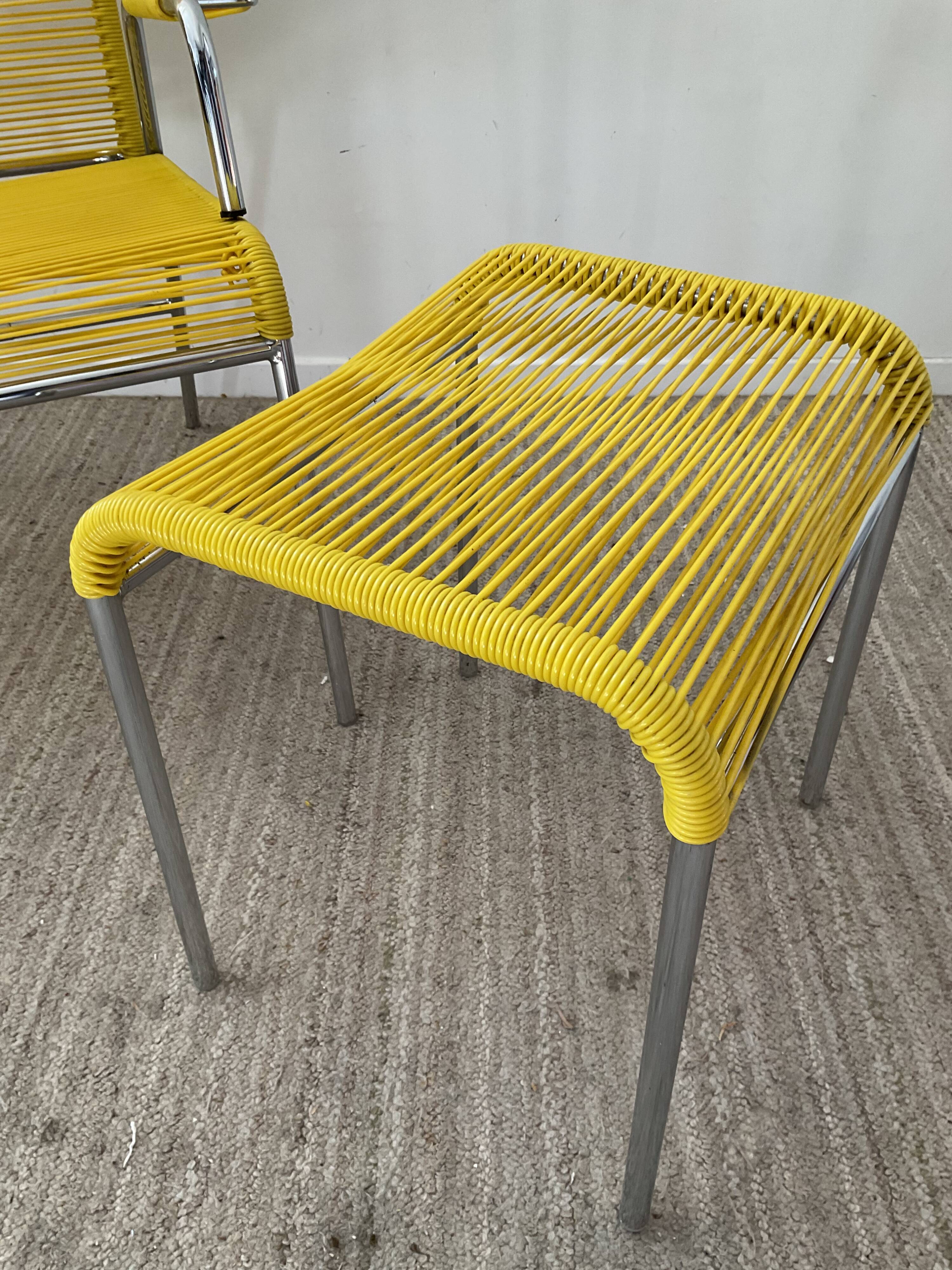 Set armchair relax scoubidou and ottoman sound of the 60s