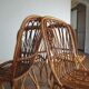 4 vintage rattan chairs
