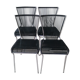 Series 4 chairs black scoubidou