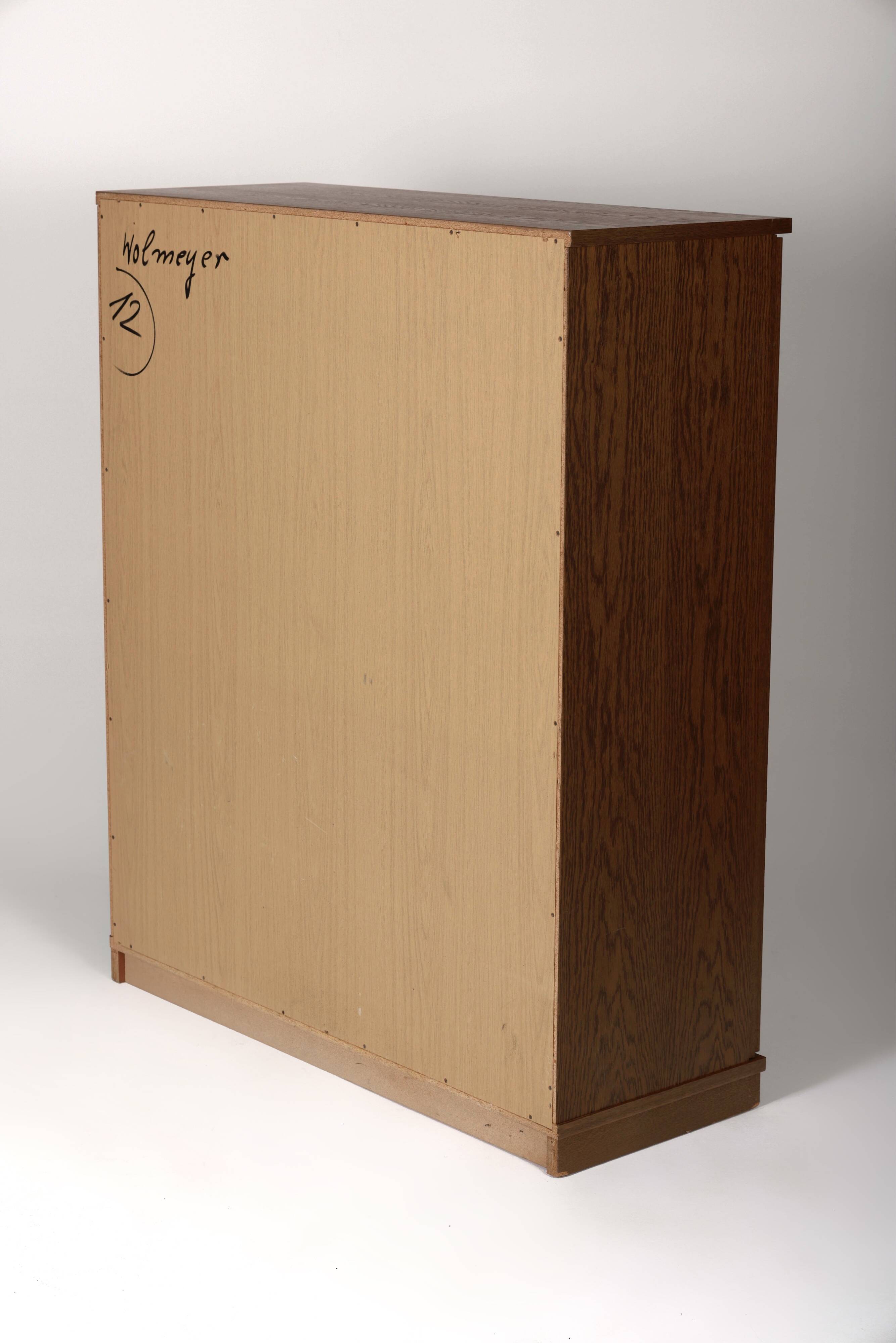 High oak sideboard by Gerhard Bartels, 1970s