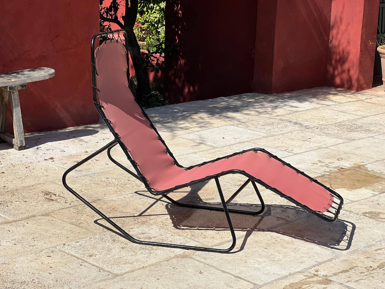 4 chaises longue "Barwa" de J.Waldheim et E.Bartolucci 1950