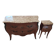 Commode and bedside table in Louis XV style.