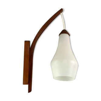 60s 70s lamp teak light wall lamp Uno & Östen Kristiansson Luxus 60s