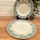 Paire d'assiettes Saint Amand collection Argenton
