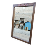 Burmese teak mirror
