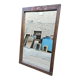 Burmese teak mirror