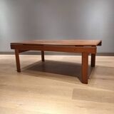Vintage teak coffee table designed by HW Klein for Bramin 1960s