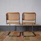 Pair of Marcel Breuer chairs model B32