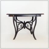 Art Nouveau side table/console in painted wood, circa 1900