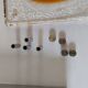 Pair of Italian Mazzega glass wall lights
