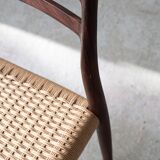 Set of 4 'model 78' dining chairs in rosewood by Niels Otto Moller