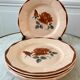 Lot de 6 assiettes plates Digoin Sarreguemines années 30-40