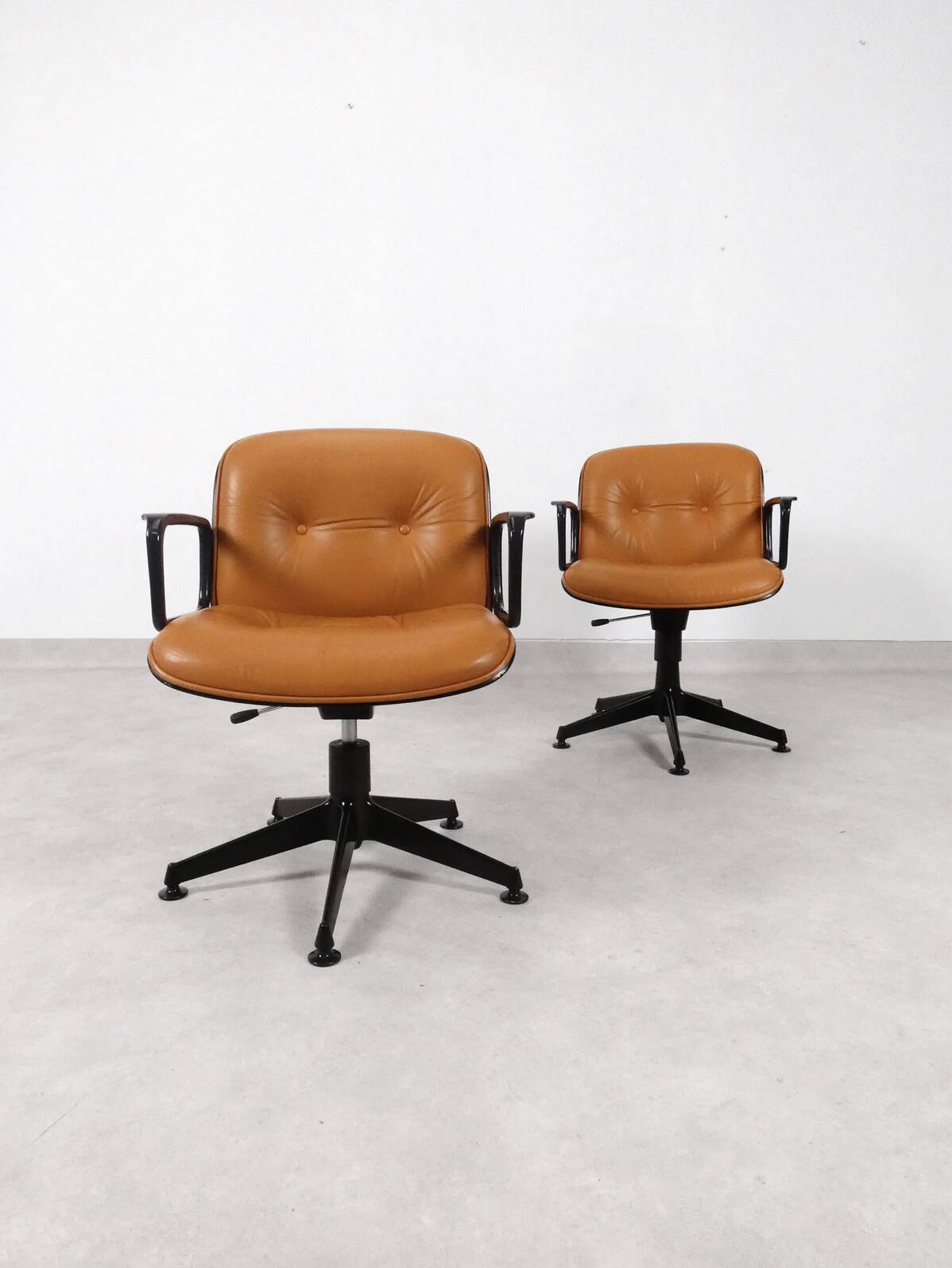 Office chairs by Ennio Fazioli for MIM Roma