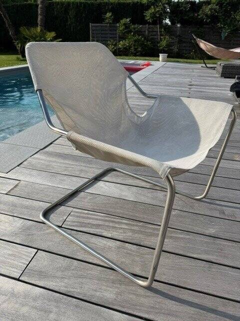 Outdoor Paulistano Armchair by Objekto, designed by Paulo Mendes da Rocha.