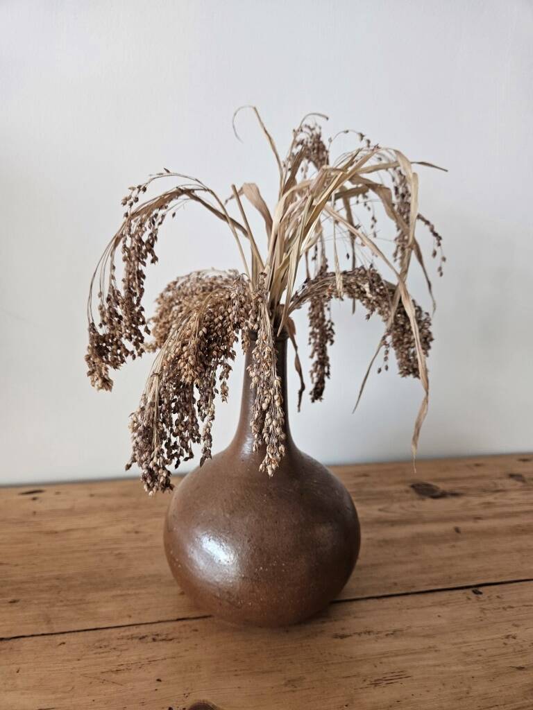 Vintage stoneware vase - Soliflore vase