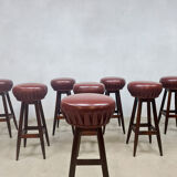 Vintage French barstools sixties 'Moulin Rouge'