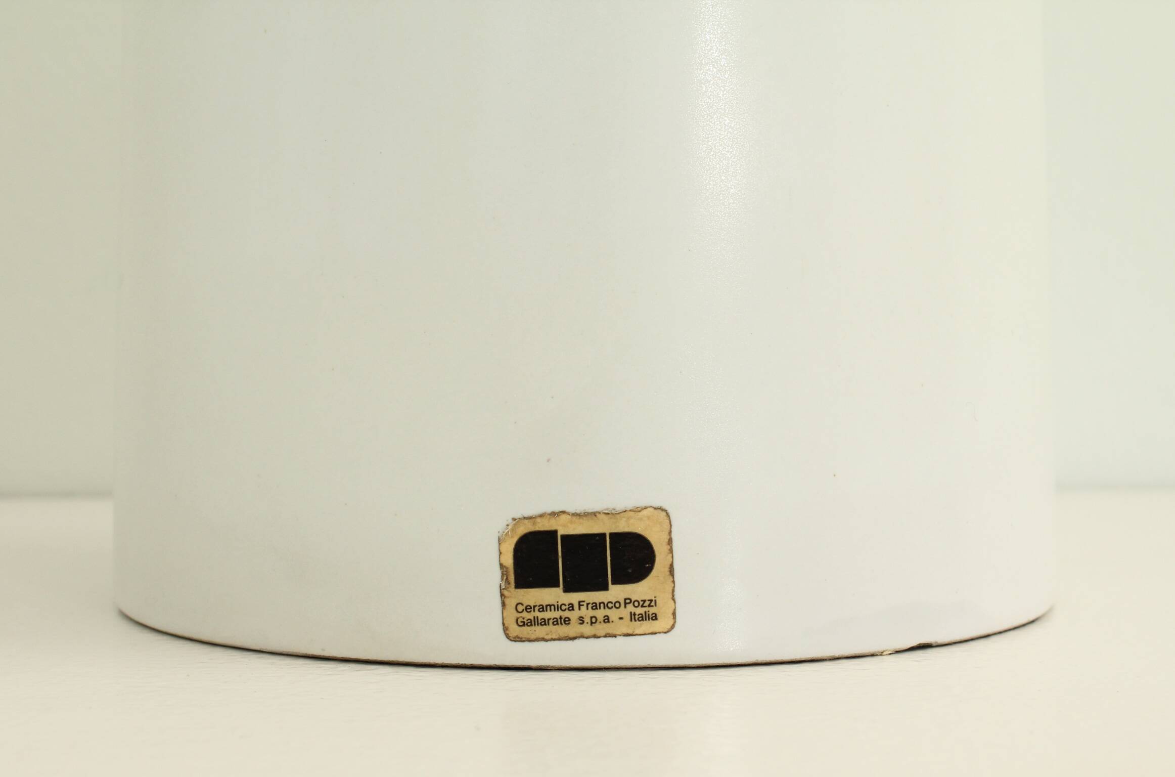 Ceramic vase by Ambrogio Pozzi, 1968