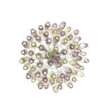 Contemporary Multicolor "Poliedri" Murano Glass Chandelier in Venini Style