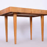 Table à manger restaurée en chêne ArtDéco, Jindrich Halabala, UP Zavody, Tchéquie, années 1940
