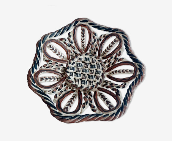 Coupe corbeille à fruit faience FaseVallauris