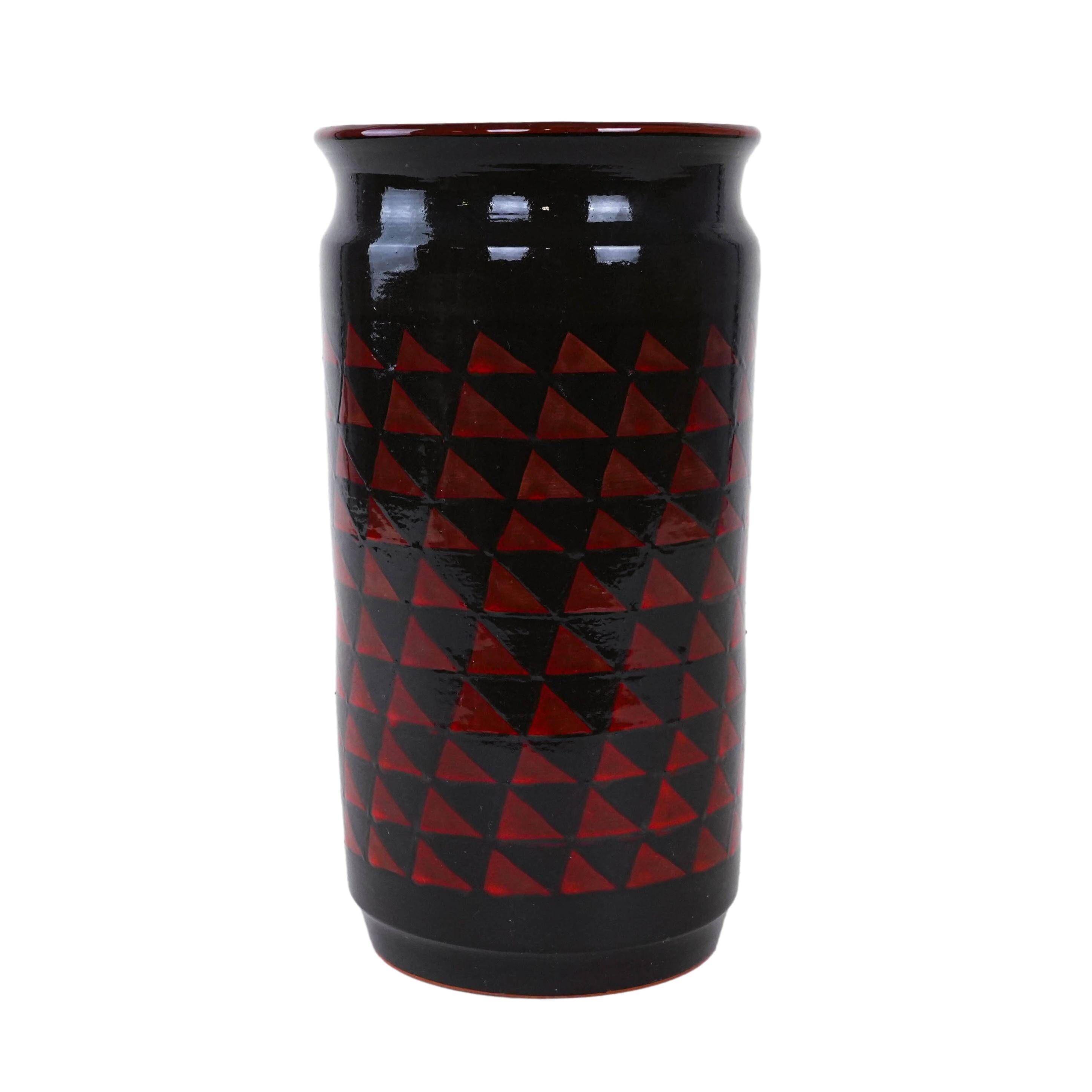 Ceramic vase, German design, 1960s, made in West Germany