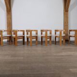 Pigreco Dining Chairs By Afra & Tobia Scarpa With Bentwood Frames, Set Of S