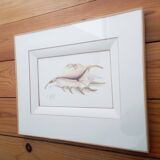 Watercolor signed Romey