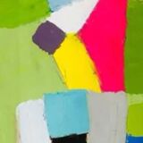 Green Abstract Painting