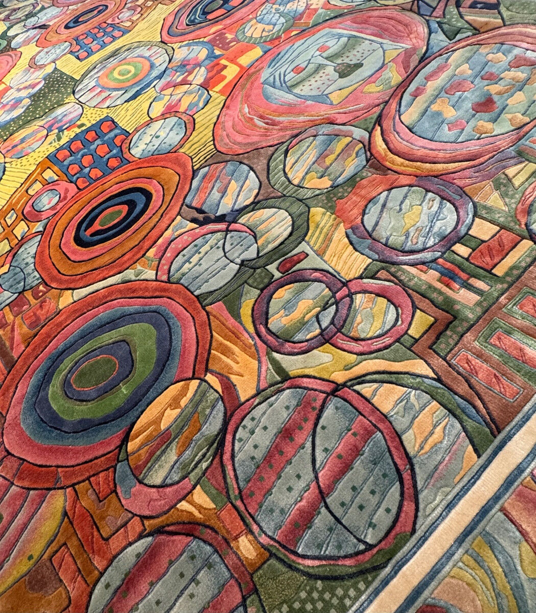 Art Deco Shanghai rug in silk 300x200 cm