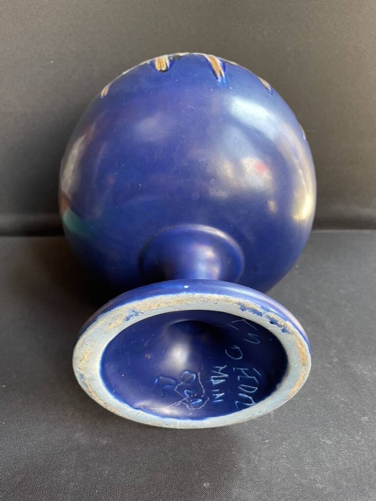 Vase signed workshop Cerenne - Ceramics of Vallauris - Entirely handmade