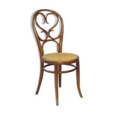 Chaise Fischel bistrot art nouveau 1880 cannée bois-courbé