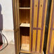 Paire de vestiaire d’usine bois