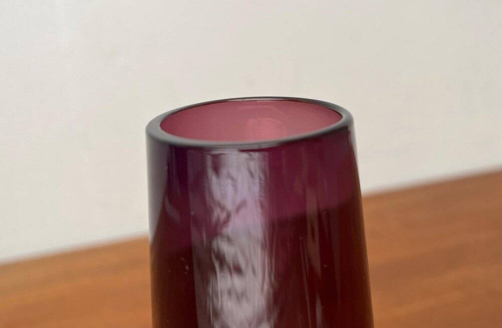 Mid-century minimalist glass vase, 1960s
