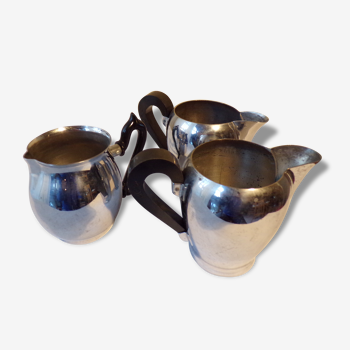 Lot de 3 Crémiers ou pots à lait petit ancien