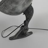 Industrial aluminum street lamp, wall lamp, 1950s