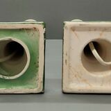 Pair of table lamps in the taste of antique marble columns, 1980s, France