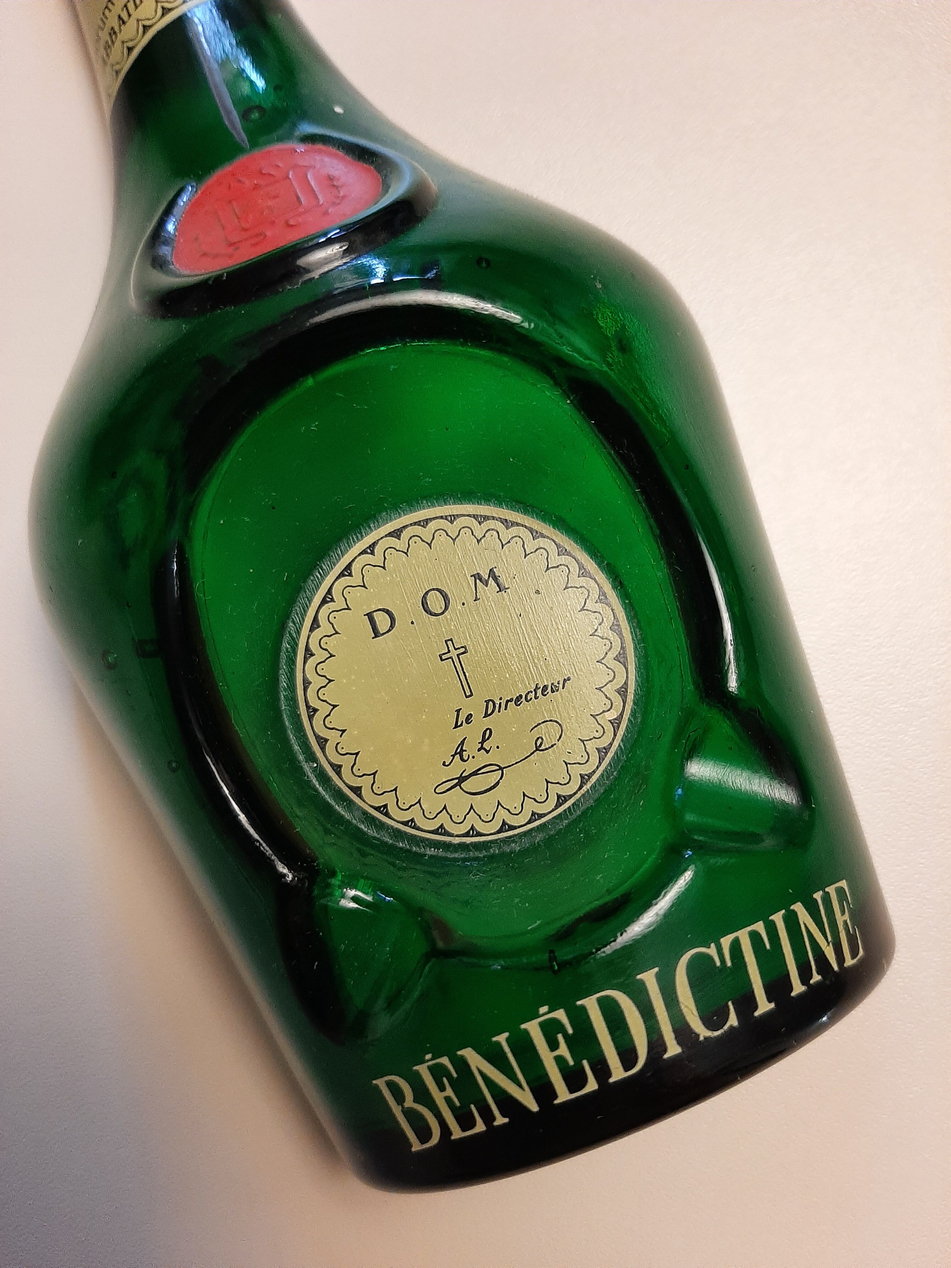 Benedictine advertising ashtray from the 60s