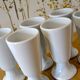 Suite of six mazagrans tradition, made in france, vintage