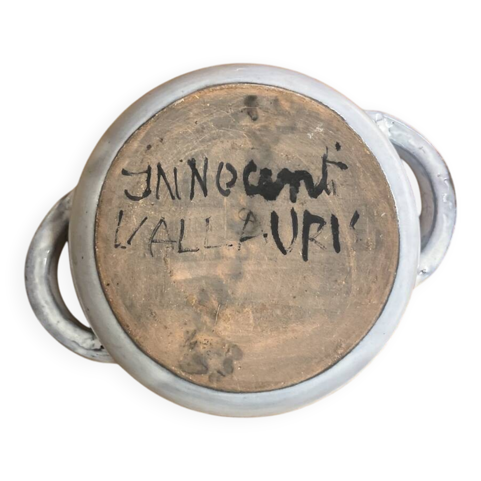 Vide poche en céramique émaillée signée de Jacques Innocenti