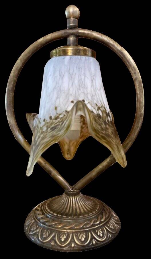 Vintage modernist table lamp, 1940