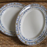 Creil and Montereau oval dish