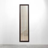 Miroir belge Art Déco en bois avec verre vieilli, vers 1930