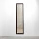 Belgian Art Deco Wooden Mirror with Aged Glass, ca. 1930