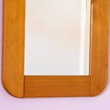 Rectangular mirror in solid pine