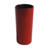 Vase rouleau rouge vintage