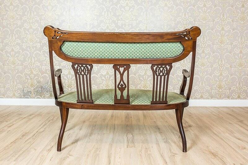 Art Nouveau Living Room Set, 1910, Set of 3