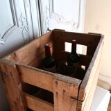 Wooden bottle locker box