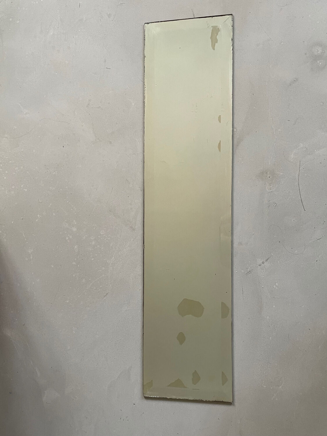 Fine beveled mirror 24x106cm