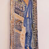 Grand plat Art brut