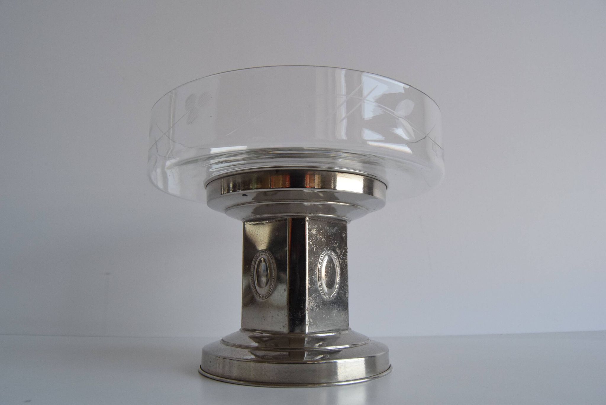 Art Deco Bowl with Fruit Attachment, 1930s